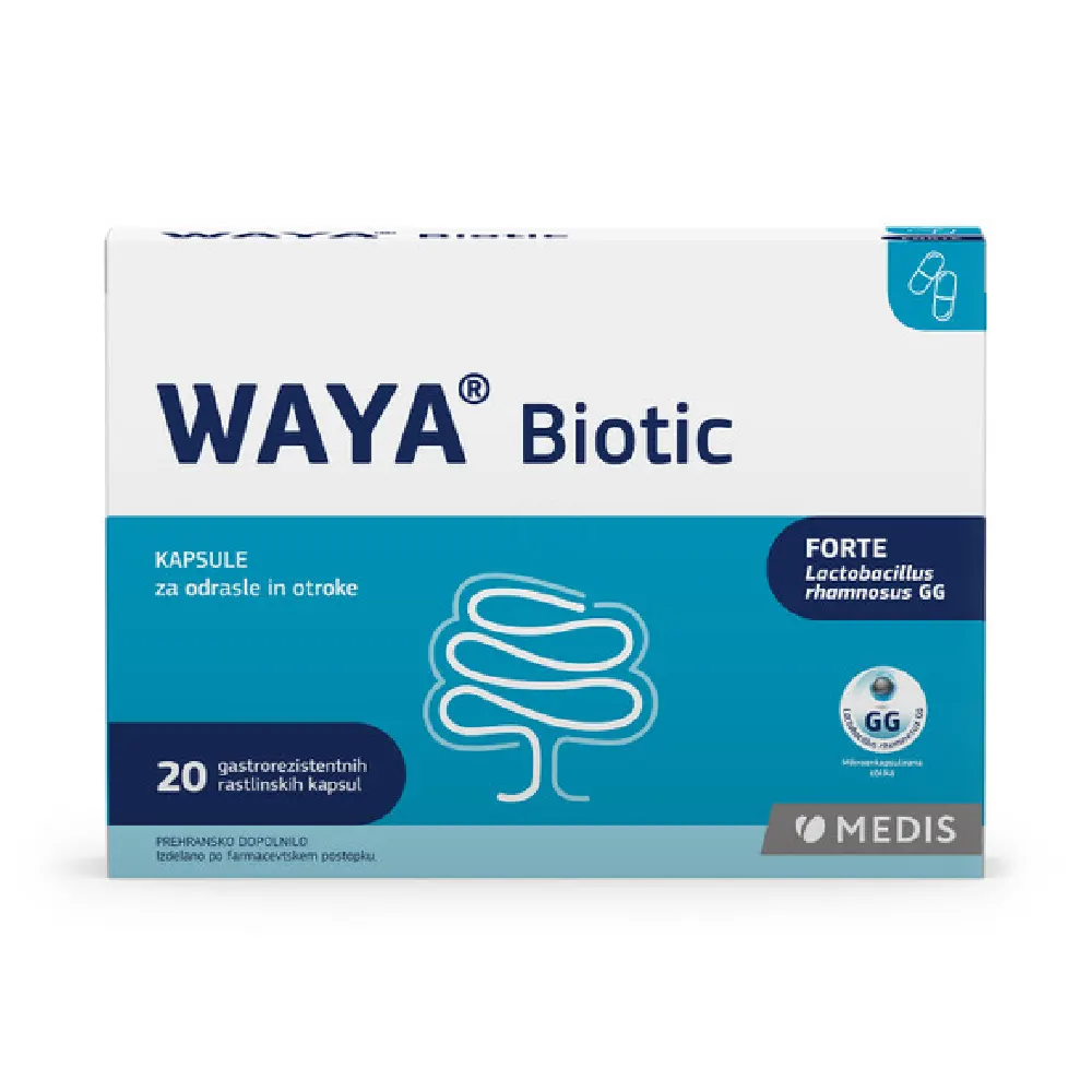Waya Biotic, kapsule za odrasle in otroke (20 kapsul)